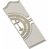 Heritage Cross Door Panel - STL 3D model for CNC