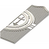 Heritage Cross Door Panel - STL 3D model for CNC