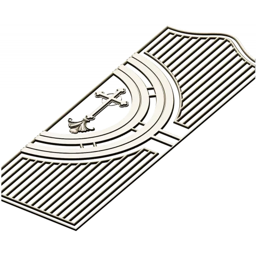 Heritage Cross Door Panel - STL 3D model for CNC