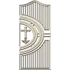 Heritage Cross Door Panel - STL 3D model for CNC