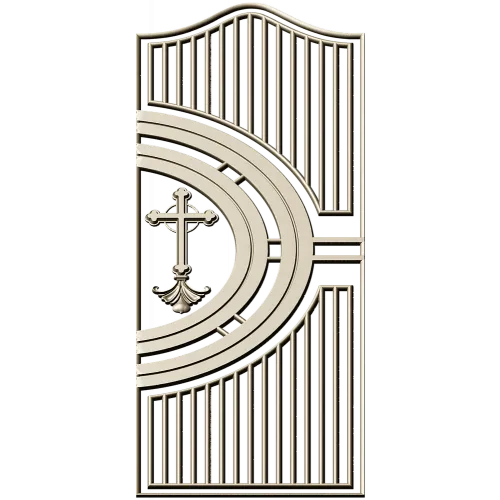 Heritage Cross Door Panel - STL 3D model for CNC