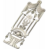 Декоративная дверная накладка в стиле барокко - STL 3D модель