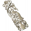 Ornamental Peafowl Vertical Panel STL for CNC