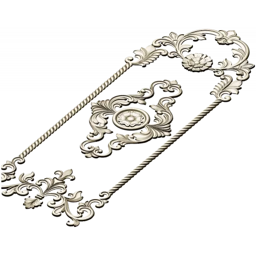 Regal Acanthus Door Panel STL 3D model for CNC