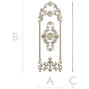 Regal Acanthus Door Panel STL 3D model for CNC