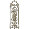 Lotus Peafowl Vertical Panel STL for CNC