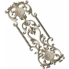 Ornate Floral Door Panel STL for CNC
