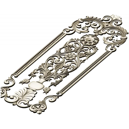 Regal Vase Vertical Panel - STL 3D model for CNC