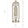 Regal Vase Vertical Panel - STL 3D model for CNC