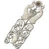 Павлиний картуш для фрезеровки - STL 3D модель
