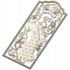 Peacock Vine Decorative Panel - STL 3D Model for CNC