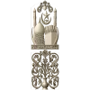 Minaret Relief Door Panel STL for CNC