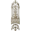 Florentine Arched Door Panel STL for CNC