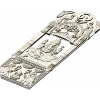 Ganesha Shrine Door Panel - detailed STL 3D model for CNC