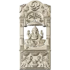 Ganesha Shrine Door Panel - detailed STL 3D model for CNC