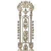 Imperial Pilaster - Baroque Door Overlay STL 3D model for CNC