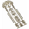 Imperial Pilaster - Baroque Door Overlay STL 3D model for CNC