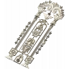 Imperial Pilaster - Baroque Door Overlay STL 3D model for CNC