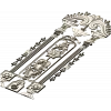 Imperial Pilaster - Baroque Door Overlay STL 3D model for CNC