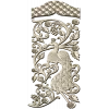 Дверная накладка "Павлинья ветвь" - 3D модель STL для ЧПУ