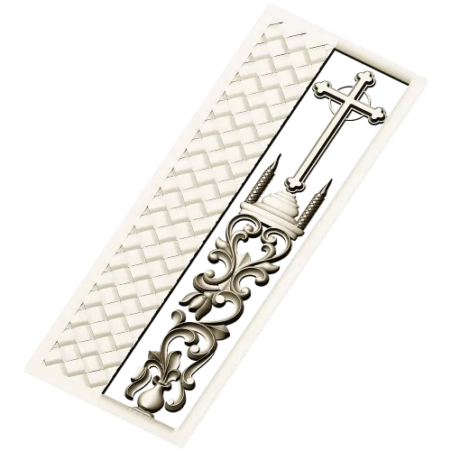 Orthodox Door Panel Relief STL for CNC