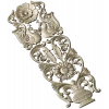 Regal Bloom - ornate vertical panel STL for CNC milling