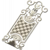 Ornate Quilted Door Panel STL
