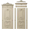 Rococo Door Panel STL for CNC Router