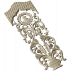 Резная дверная накладка с вазой и гроздьями - 3D модель STL для ЧПУ