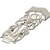 Резная дверная накладка с вазой и гроздьями - 3D модель STL для ЧПУ