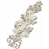 Floral Bouquet Applique STL - high-relief 3D model for CNC routers