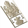 Ганеша - рельефная 3D модель для ЧПУ в формате STL