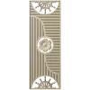 Decorative Door Panel STL - Rosette & Helm Relief