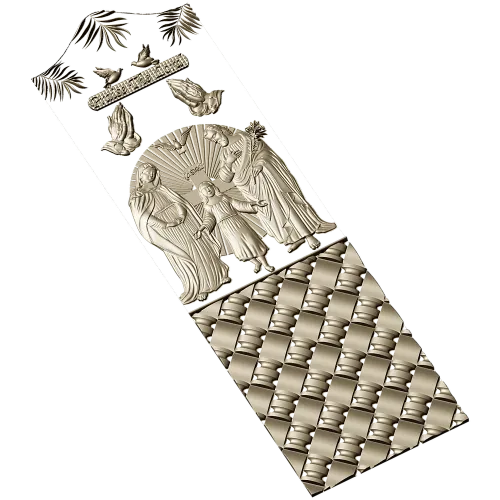Sacred Family Door Panel