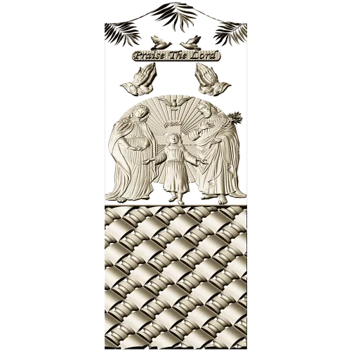 Sacred Family Door Panel