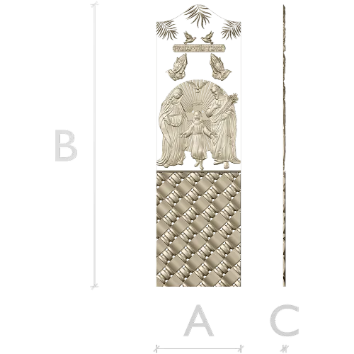 Sacred Family Door Panel