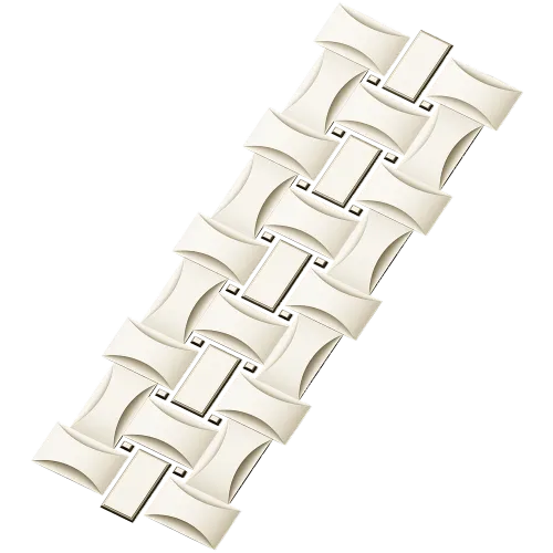 Interlaced Ribbon Trim - STL 3D Model for CNC