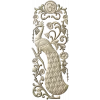 Peacock Vertical Relief STL - 3D model for CNC carving