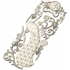 Peacock Vertical Relief STL - 3D model for CNC carving