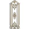 Regal Fleur Door Panel - ornate door panel 3D model (STL) for CNC