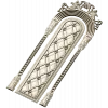 Ornate Arched Door Panel STL for CNC