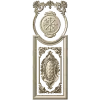 Филенчатая накладка "Розетта" - 3D модель STL для ЧПУ