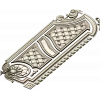 Baroque Vertical Door Applique - STL 3D Model for CNC