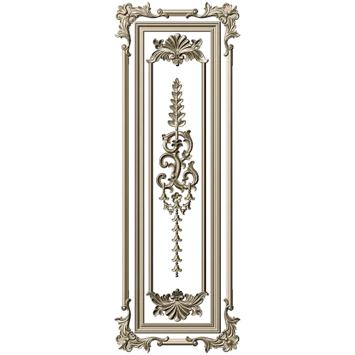 Regal Acanthus Door Panel STL for CNC