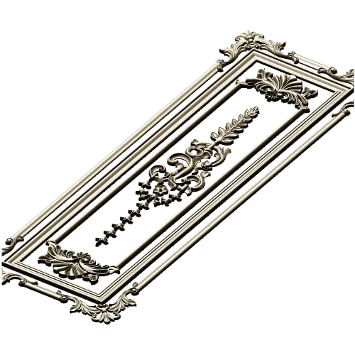 Regal Acanthus Door Panel STL for CNC