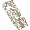 Peacock Urn Vertical Panel STL for CNC