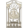Ganesha Shrine Panel - STL 3D Model for CNC