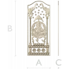 Ganesha Shrine Panel - STL 3D Model for CNC