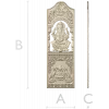 Ganesha Blessing Panel - STL 3D Model for CNC Door Panel
