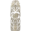 Imperial Peacock Vertical Panel - STL 3D model for CNC milling